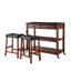 Ensemble d'îlot de cuisine avec plateau en granite Diamondback-416559873-442806314