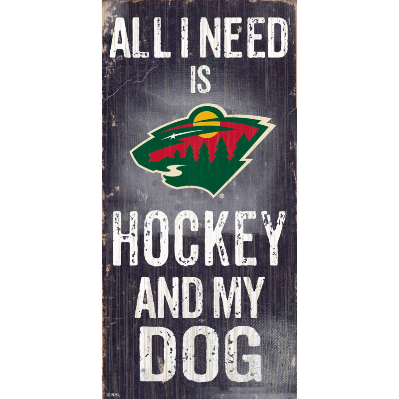 Décoration murale colorado avalanche et my dog, Minnesota Wild