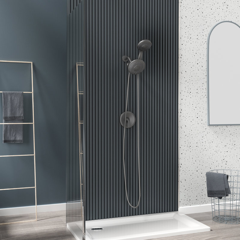 Robinets et systèmes de douche Système de douche complet, Noir mat