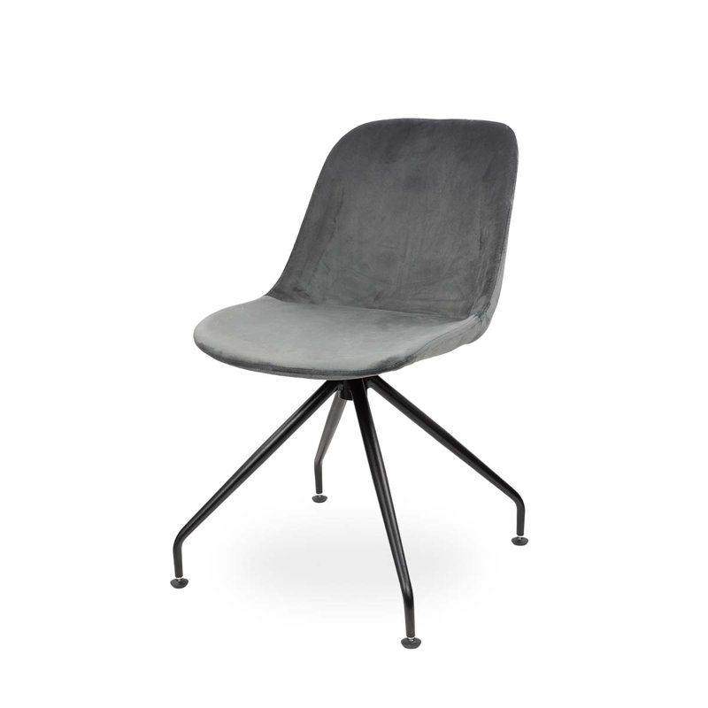 Upholstered Dining Chair, Grey