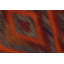 Tapis rouge / orange en laine noué à la main à motif géométrique 4 pi 1 po x 10 pi 1 po Bahos