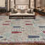 Tapis ivoire noué à la main de haute qualité