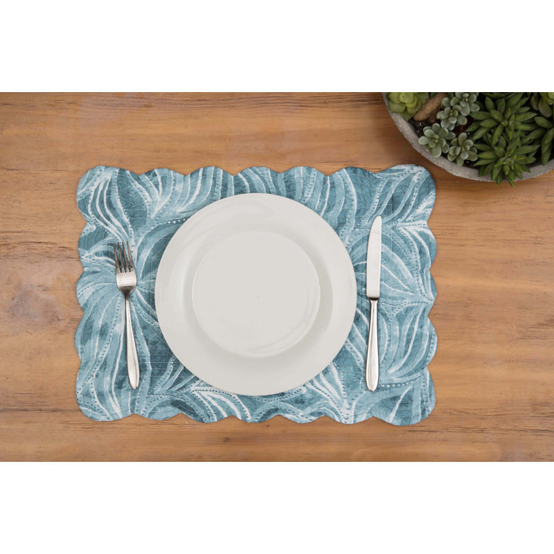 Ensemble de 6 napperons en coton Azzurra