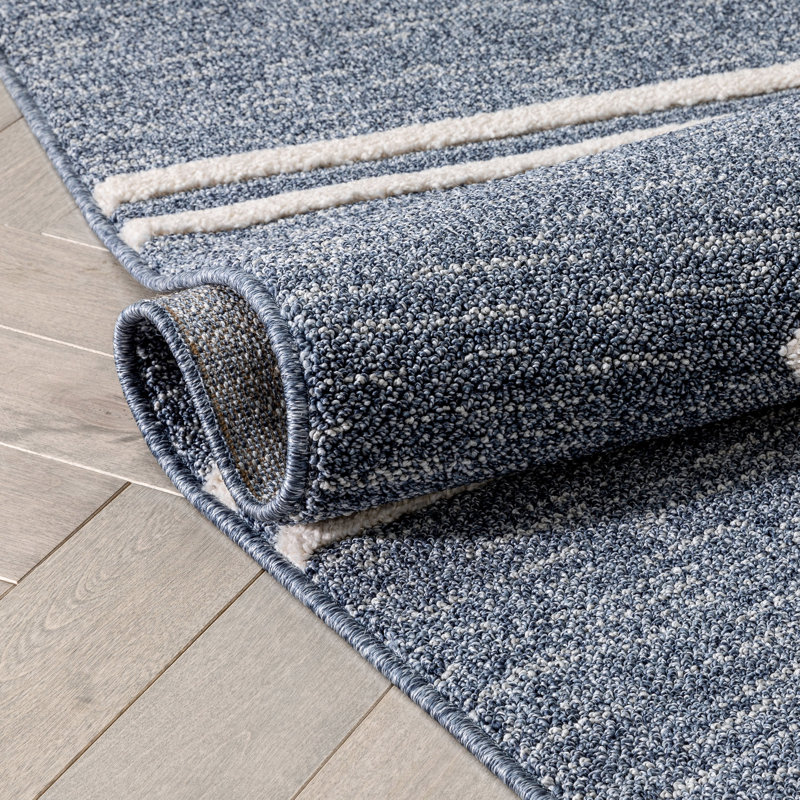 Rectangle Moroccan Synthetic Area Rug, Rectangle 120 x 160cm