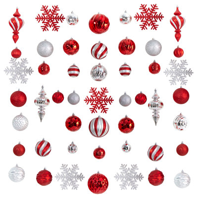Ensemble de 81 décorations de Noël 81 pièces