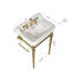 Lavabo console avec pieds en acier inoxydable Corbin-812964497-827814084-827814086