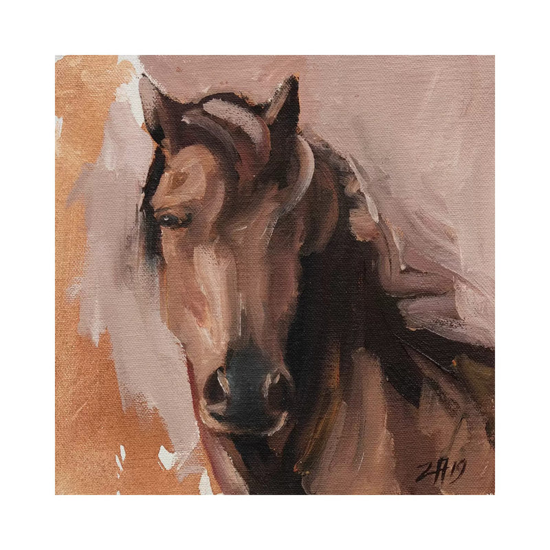 Family Equidae (study 6) by Zil Hoque - Gallery-Wrapped Canvas Giclée on Canvas, No Frame