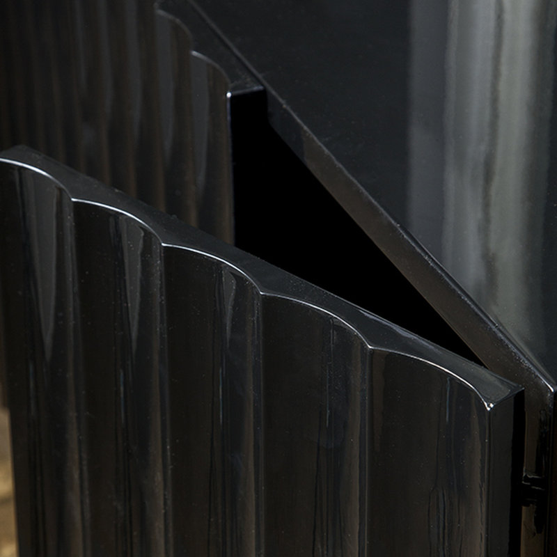 Odette 60'' W Sideboard, Black Lacquer