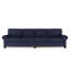 Leroy Rolled Panel-Arm Extra Long Sofa with Bun Feet-763050059-763050153-763050448