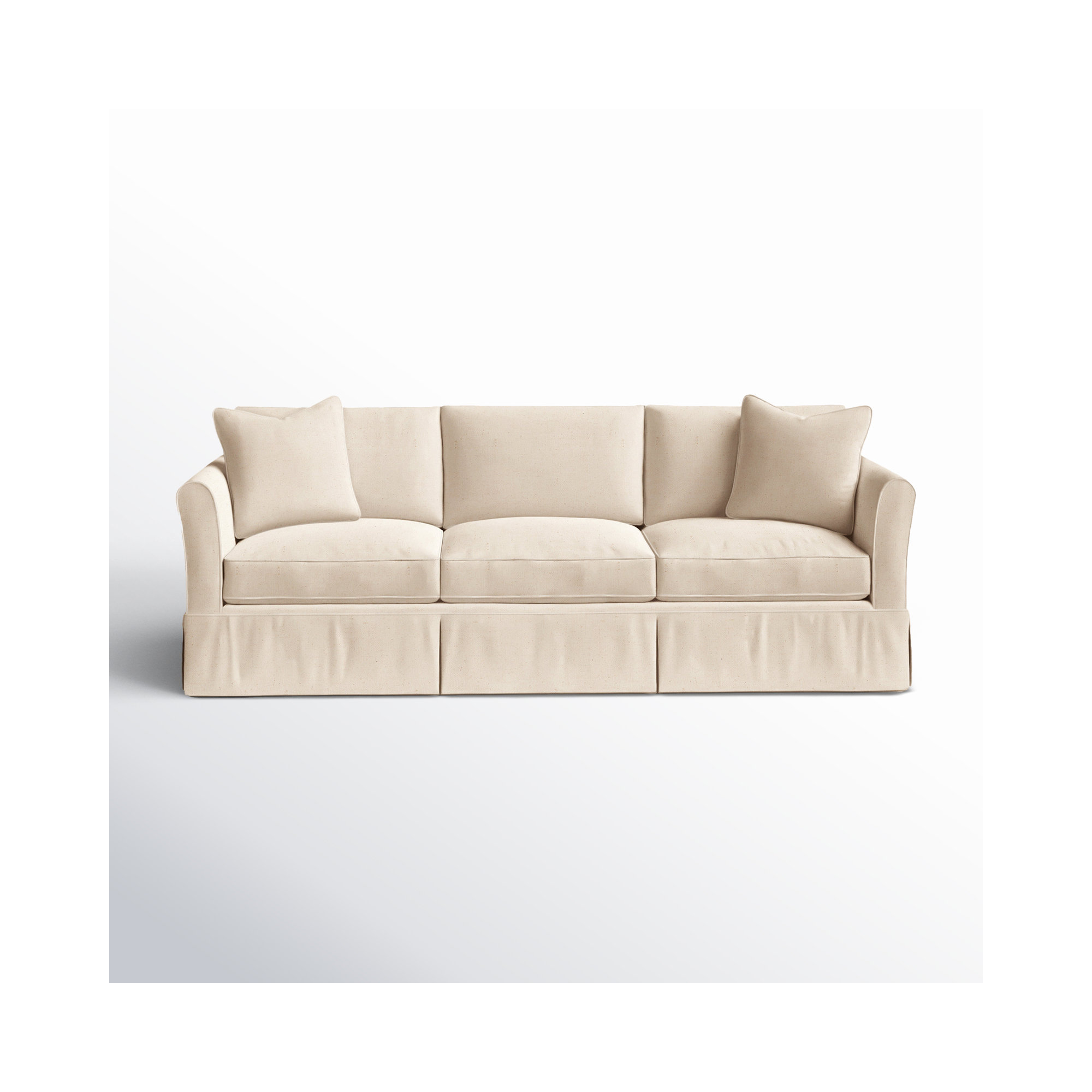 Shelby 82'' Upholstered Sofa, Bayou Natural Canvas