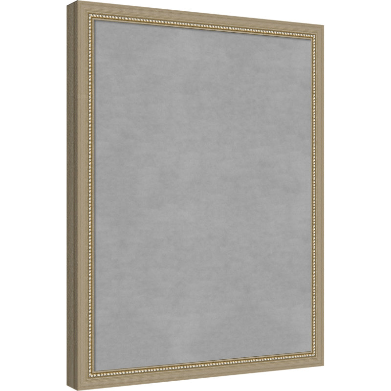 Tableau magnétique Belmont Distress Silver Framed, L 20 po x H 26 po, Argent Belmont