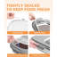 23 lb Contenant alimentaire en silicone avec couvercle à pression-98041786