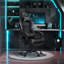 Metro Lane Adjustable Reclining Ergonomic Faux Leather Swiveling PC & Racing Game Chair with Footrest-861301342