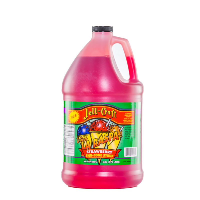 FixtureDisplays Snow Cone Sirop, Fraise