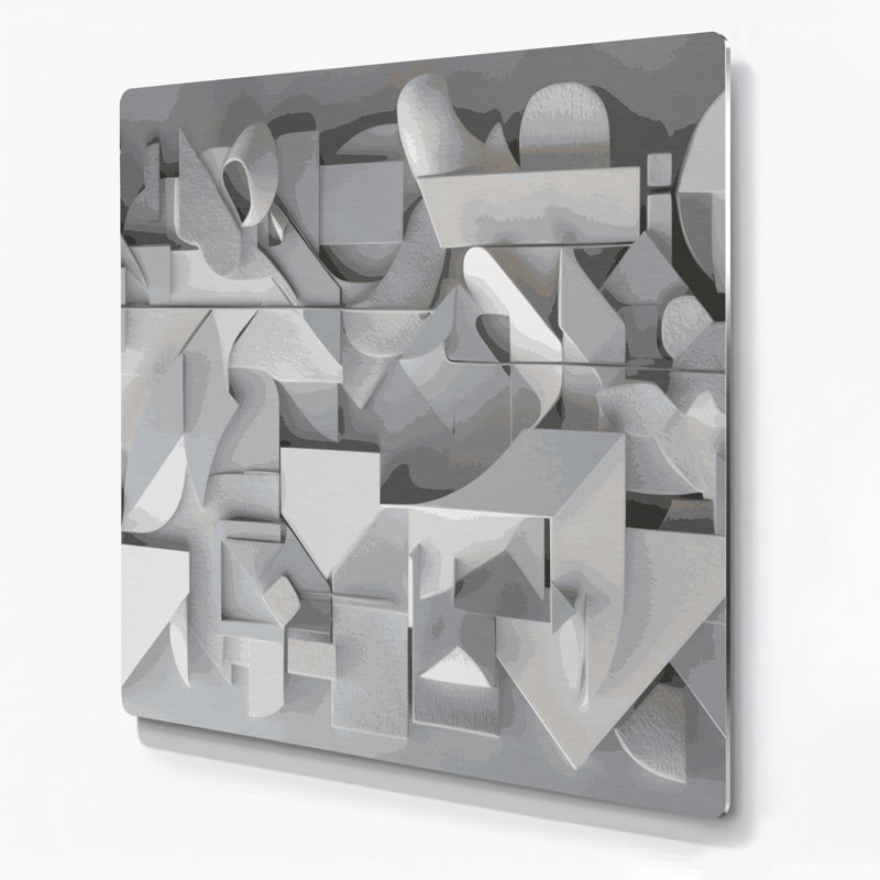 Minimalisme 9, art mural en métal vert, H 32 po x l 32 po