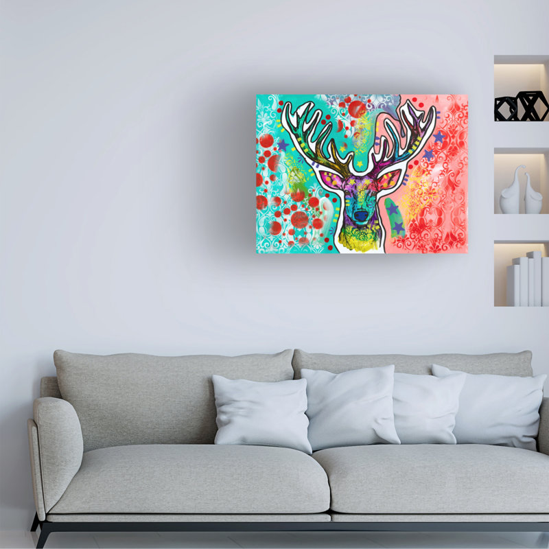 Œuvre sur toile, Dean, H 35 po x l 47 po