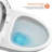 Lordear 1.1/1.6 GPF One-Piece Toilet Dual Flush Elongated Toilet Floor Mounted (Seat Included)
