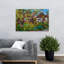 Art mural arbre en fleurs abstrait-295790812