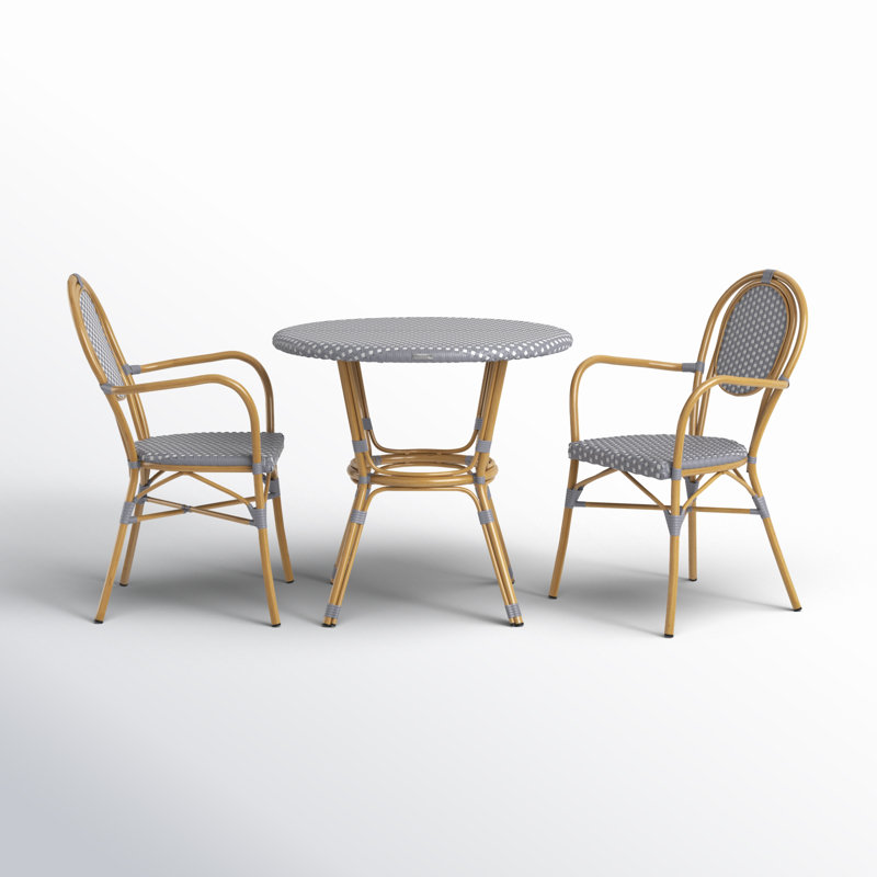 Morvant Round 2 - Person 31.5" Long Bistro Set