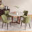 Modern Upholstered Dining Side Chair with Wooden Legs -1048585502-1048585503
