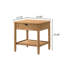 Table de chevet avec tiroir simple et tablette en noyer - Rehaussez l'ambiance de votre chambre à coucher