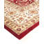 Tapis unique rouge / beige / ivoire noué à la main 9 pi 3 po x 11 pi 10 po Hayner