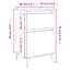 Luverne 40cm W Manufactured Wood Bedside Table-1695971173