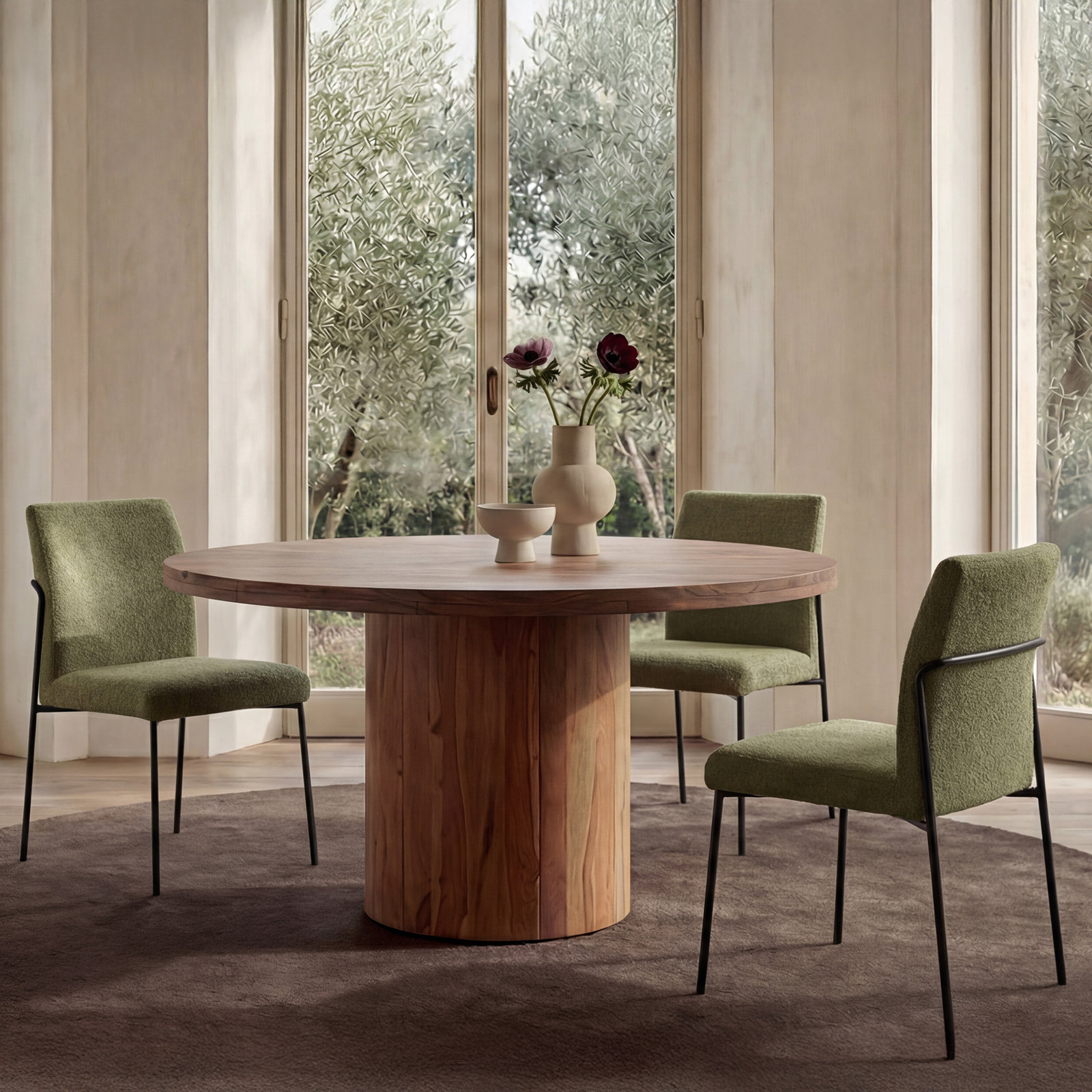 Waast Dining Chair, Green