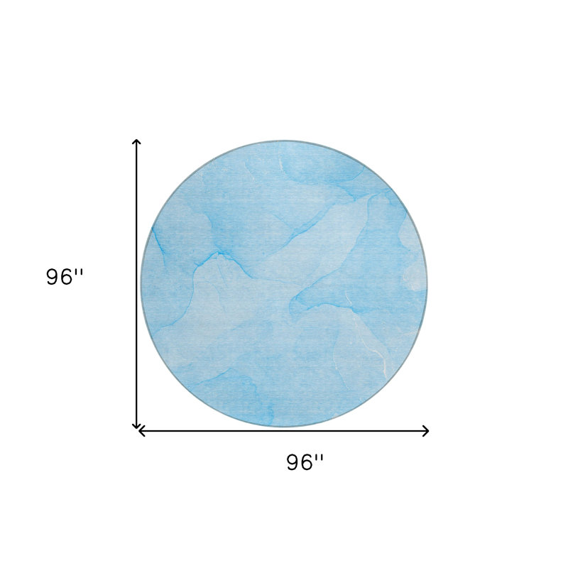 Tapis d'intérieur rond 8 po