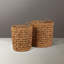 Paniers ronds en jacinthe d'eau