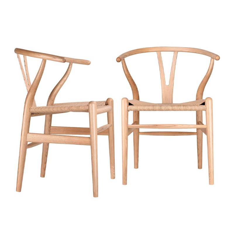 Ensemble de chaises Rustica 2, Naturel, 2