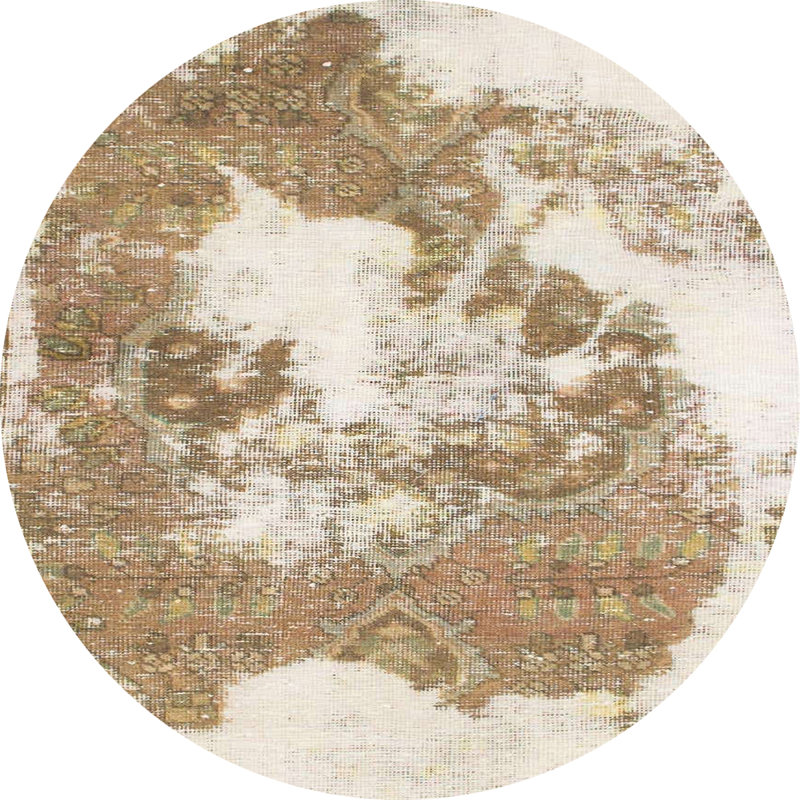 Tapis abstrait moderne 903, Rond 3 pi