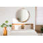 Huldar Glass Flat Wall Mirror