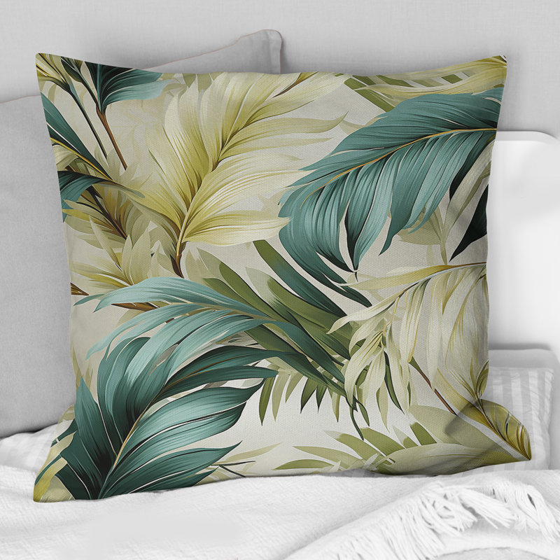 Coussin Neutral Tropical, H 18 po x l 18 po