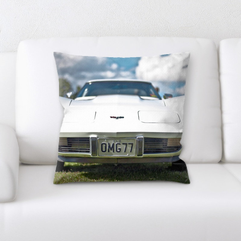 Microsuede Throw Pillow