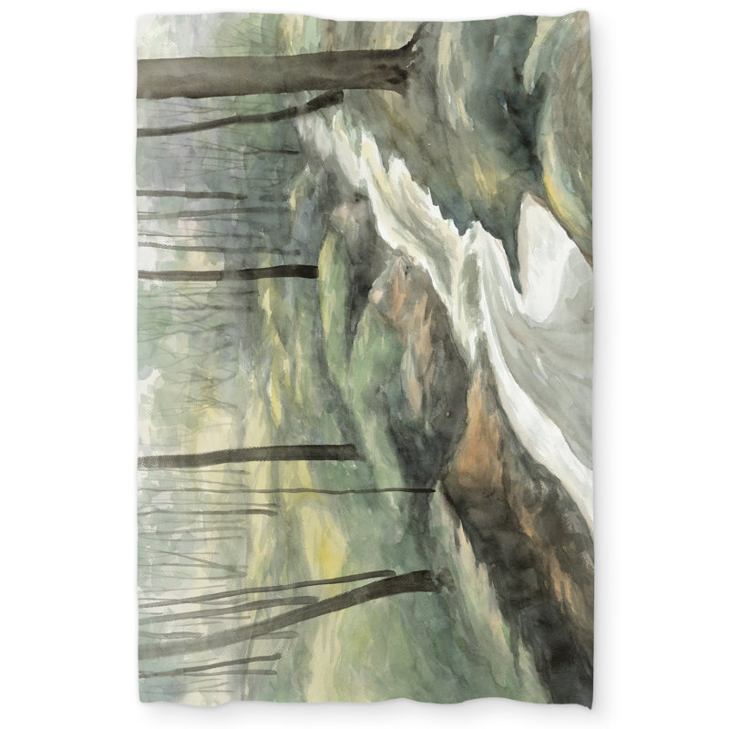 Waterfall Waves Illustrative Duvet Cover | Home Decor Essentials