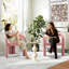 Ensemble de 2 fauteuils d'appoint / fauteuil de salle à manger en velours-630758193