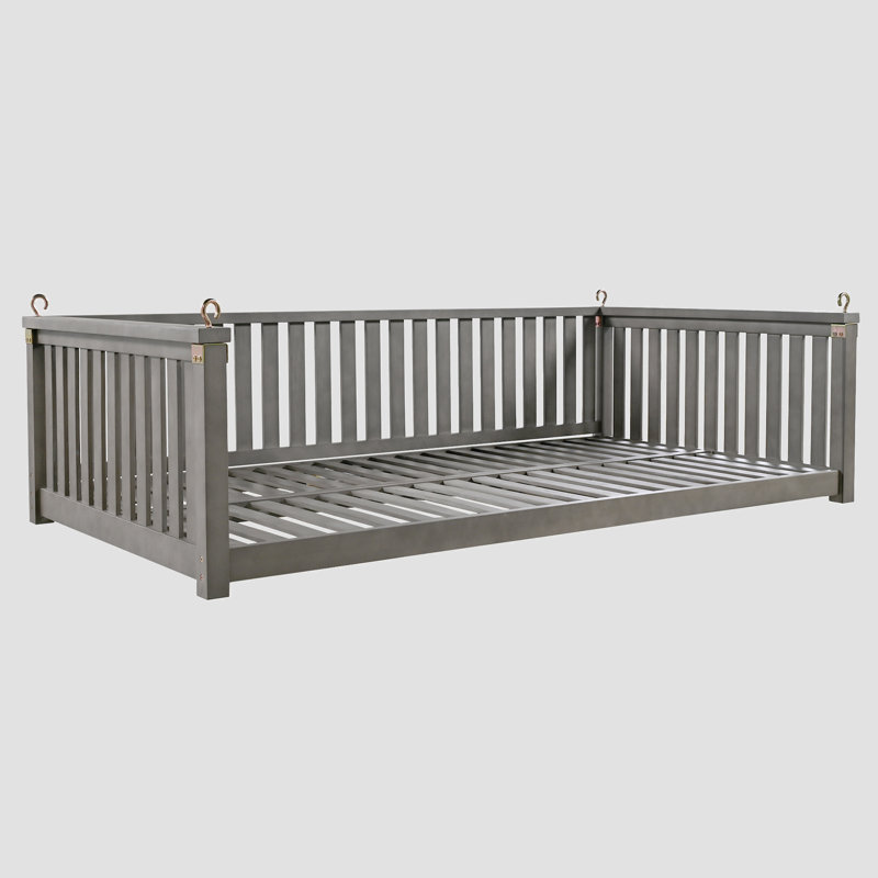 Balancelle de jardin simple pour patio, Gris