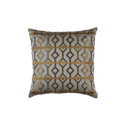 Kylie Embroidered Feather Throw Pillow