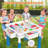Activity Table 7 In 1 Kids Activity Tables And 4 Chairs With 152Pcs Large Marble Run Building Blocks, Sand/Water Tables, Kids Learning Play Table Toys For Toddler Age 3-7