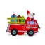 Décoration de Noël gonflable de père Noël en camion 7 pi