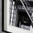 New York Fire Escape by Susan Vizary Photoy Hand Embelished Framed Art Print Matted under Glass