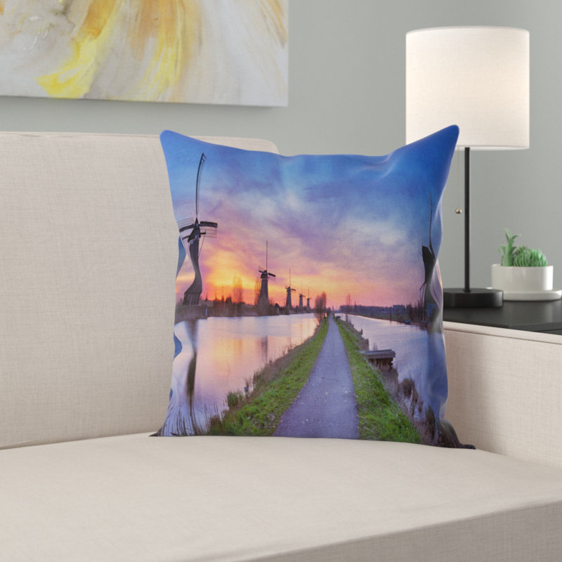 Coussin Abstract, 16 po x 1 po, Coussin décoratif