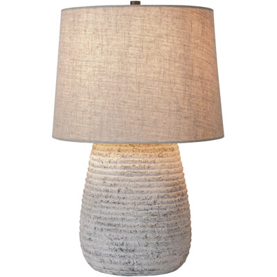 Lampe de table 22 po gris / beige Fieldsboro