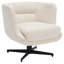 Fauteuil demi-tonneau pivotant de 27,17 po Arnelle-369271665