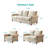 Mekalah Fabric 82.68'' Reception Loveseat