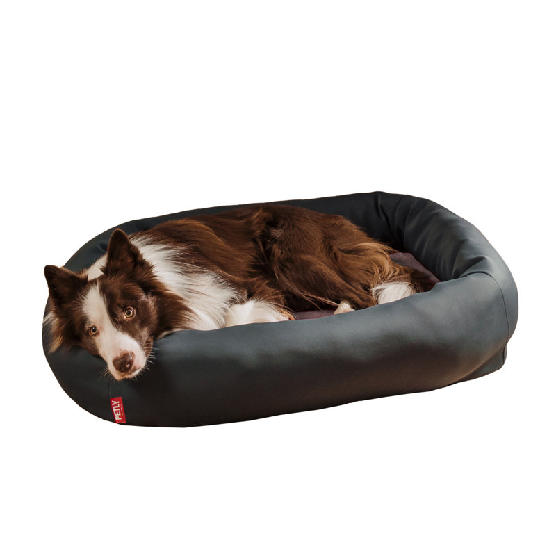 Orthopedic Microfibre Pet Bed, Light Grey, Medium (100cm W x 80cm D)