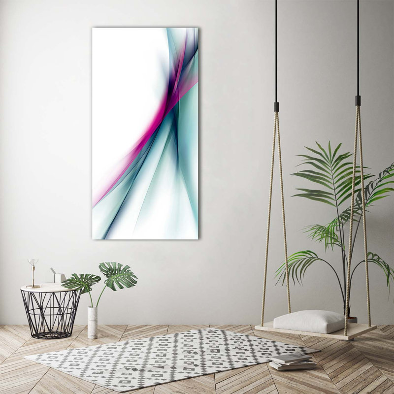 Waves Abstraction - Wrapped Canvas Print