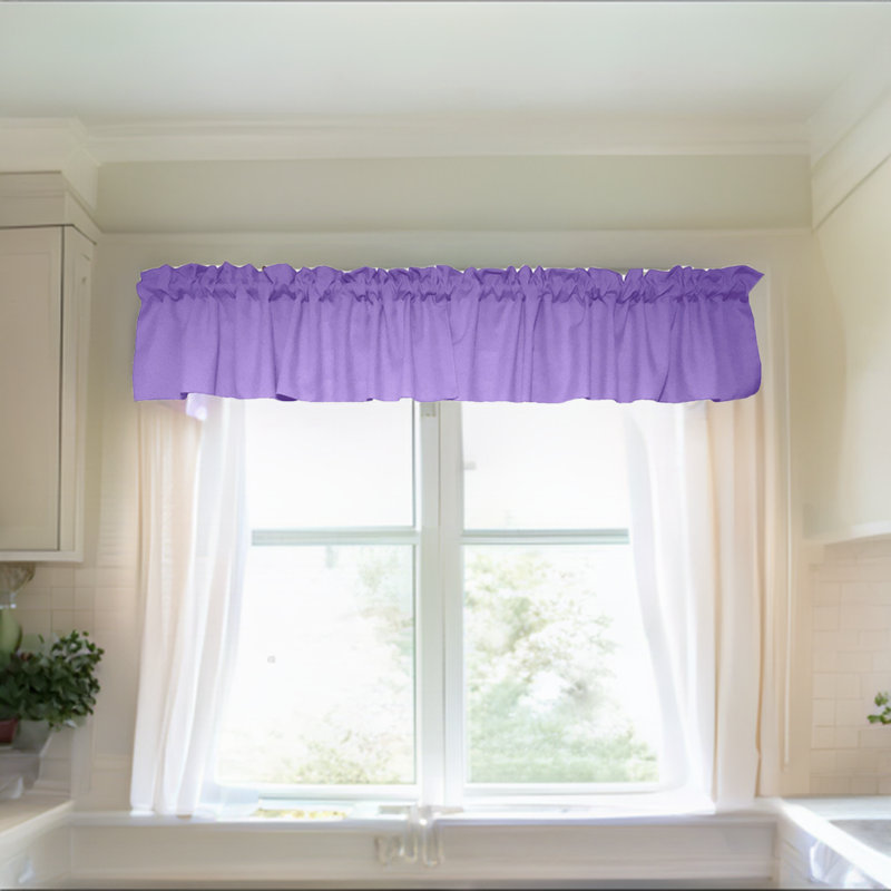 Cantonnière sur mesure l 58 po Pastorella, L 58 po x L 18 po, Lavande