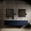 Ensemble de meuble-lavabo double mural 84 po Castor-82339589-82339590